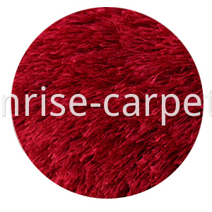 Viscose Shaggy Lone pile Red